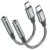 OneKer USB Type C to 3.5mm Headphone Jack Adapter – 2-Pack for $6.00