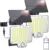 Onforu 3000-Lumen Motion Sensor Outdoor Solar Lights 2-Pack for $14