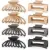 8-Pack OPAUL Large Matte Square Nonslip Hair Claw Clips for $4.99