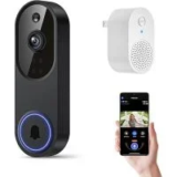 Orbitell 1080p Wireless Smart AI Motion Video Doorbell Camera for $9.99