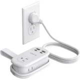 Orico 65W GaN Travel Power Strip with 4 USB Ports for $19.49