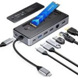 Orico 8-in-1 USB-C Hub with M.2 SSD Enclosure – $39.99 ($40 Off)