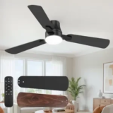OSTIVE 42″ Modern Ceiling Fan with Light Now $28.25