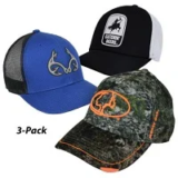 3-Pack Outdoor Cap Set for $14.00 – Waterproof and Durable