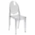 Flash Furniture Cheryl Indoor/Outdoor Ghost Accent and Dining Chair for $50
