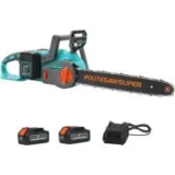 Outesawsuper 16″ Brushless Electric Cordless Chainsaw Kit for $54.99