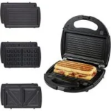 Ovente 3 in 1 Electric Sandwich Maker for $24.99