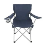 Ozark Trail Basic Quad Folding Camp Chair with Cup Holder for $8.97