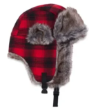 Ozark Trail Trapper Hat in Brilliant Red for $6.68