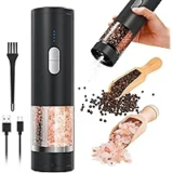 Pancellent 2-in-1 Electric Salt and Pepper Grinder Set for $12.49
