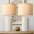 PARTPHONER 23″ Modern Ceramic Table Lamp Set for $39.98