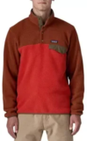 Patagonia Men’s Lightweight Synchilla Snap Fleece Pullover (Amanita Red) – $59 (Save $90)