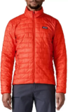Patagonia Men’s Nano Puff Jacket in Sizzle Red for $96.58