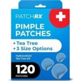 PatchRx Hydrocolloid Tea Tree Oil Pimple Patches (120 Count) for $4.19