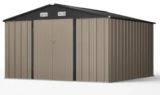 Patiowell 10′ x 10′ Outdoor Storage Metal Shed for $325