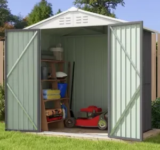 Patiowell 6×4-Foot Metal Outdoor Storage Shed for $138