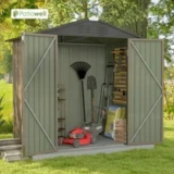 Patiowell 6ft x 4ft Outdoor Storage Shed – $149.98 ($315.99 Original)