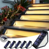 6-Pack Patiowin Solar Step Lights for $11 with Coupon
