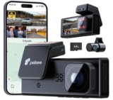 Pelsee 3-Camera 4K Dash Cam with 1080p Interior & Rear Cameras for $60