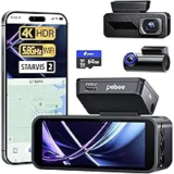 Pelsee P1 Pro 4K GPS WiFi Dash Cam Now $49.99