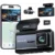 Pelsee P3 4K + 1080p Front and Rear Dash Cam for $40