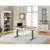 Pemberly Row White Writing Desk with Keyboard Drawer for $1198.99