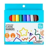 10-Count Pen+Gear Classic Broad Point Markers Set for $0.50