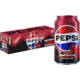 Pepsi Zero Sugar Wild Cherry & Cream, 12-Pack for $4.47