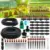 Petuol 100ft Drip Irrigation Kit with Adjustable Nozzles for $15.99