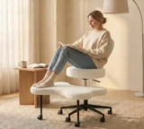 Pinmoco Ergonomic Cross Legged Swivel Chair for $65 with Free Shipping