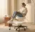 Pinmoco Ergonomic Cross Legged Swivel Chair for $65 with Free Shipping