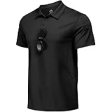 Pinspark Men’s Quick Dry Short Sleeve Golf Polo Shirt – $7.49