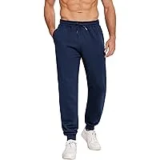 Pinspark Men’s Fleece Lined Joggers with Zipper Pockets for $10.00