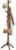 Pipishell Solid Wooden Freestanding Coat Rack for $13.59