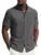 PJ PAUL JONES Men’s Linen Cotton Short Sleeve Shirt for $9.75