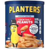 Planters Lightly Salted Cocktail Peanuts 16 Oz for $2.98
