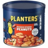 Planters 12.5oz Redskin Spanish Peanuts (6-Pack) – $11.38