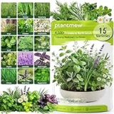 Plantmew 15-Pack Premium USA Herb Seeds – Over 4,500 Seeds for $7.95