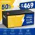 POERUNI 100Ah LiFePO4 Lithium Battery with Built-in BMS for Golf Carts and RVs – Now $499.39