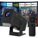 Polaring 1080P Portable Mini Projector with WiFi6 and Bluetooth for $29.99