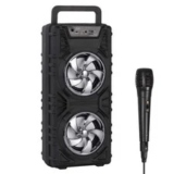 Portable Bluetooth Speaker with FM Transmitter, Black – $19.34 ($32.24 Original)