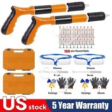 Portable Concrete Nailer Nail Gun + 100 Nails – $28.99