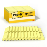 Post-It Notes Value Pack – 24 Pads for $4.54