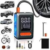 Powools C8 150PSI Cordless Tire Inflator & Portable Air Compressor – $14.99 ($29.99 Value)