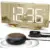 PPLEE CR1018I Dimmable Loud Alarm Clock with Bed Shaker for $12.99