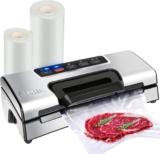 Amazon US – 31% OFF – Precision Vacuum (Pro-grade) Food Sealer with Built-In Cutter and Bag Storage, Auto & Manual Modes, Includes 2 Bag Rolls – $119.99