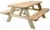 Premium Wood Picnic Table Kit with Pressure Treated Legs for $89.98