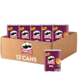 Pringles BBQ Potato Crisps – 12 Cans for $7.61