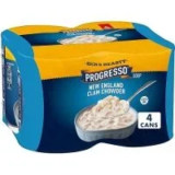 Progresso Rich & Hearty New England Clam Chowder 4-Pack for $7.52