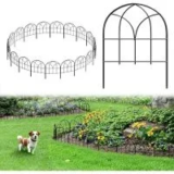 Promitop 16.5″ x 20ft Decorative Garden Fence Panel (19-Pack) for $24.49